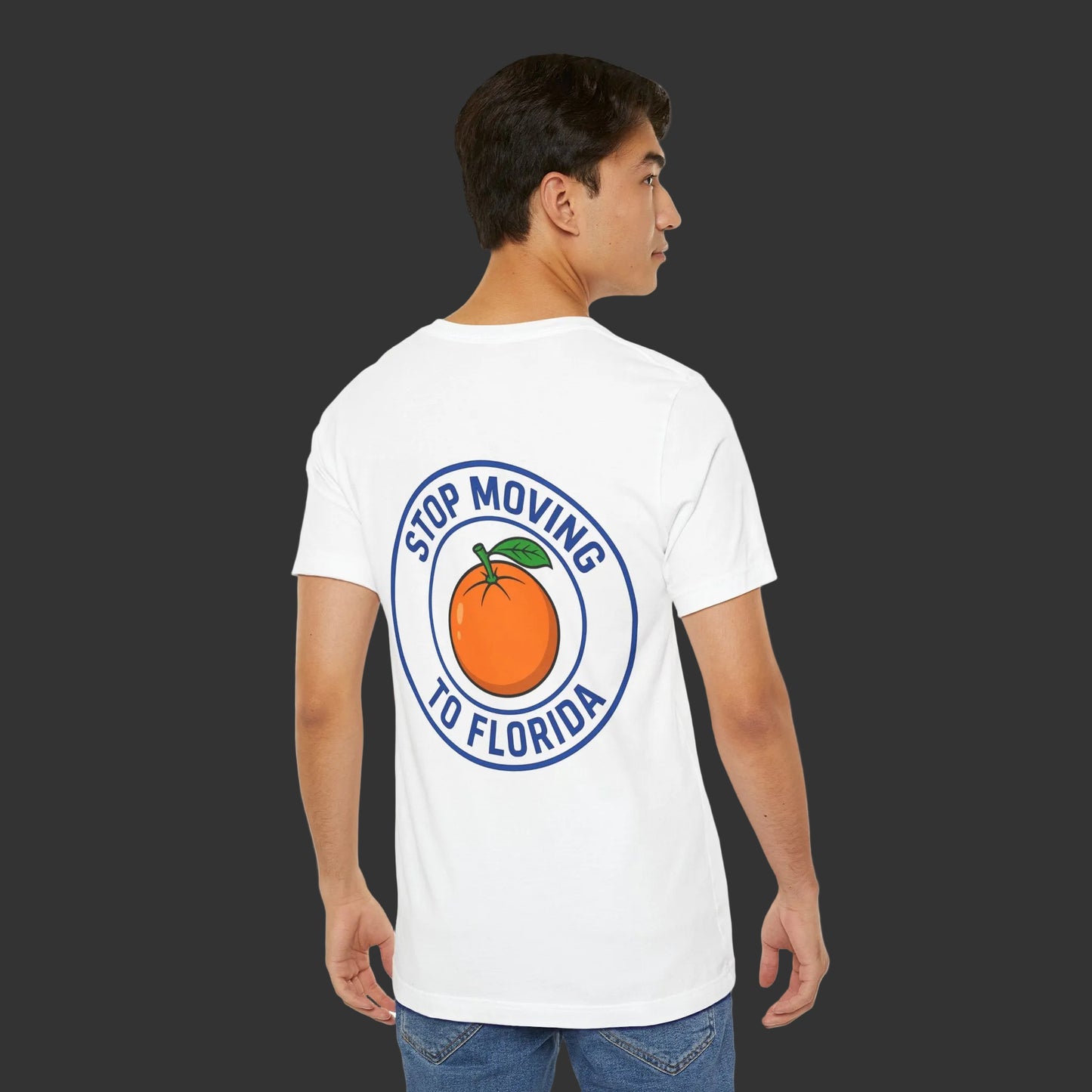 STOP MOVING TO FLORIDA Shirt – Funny Florida Graphic Tee | Local Florida Tee | Southern Coastal Streetwear
