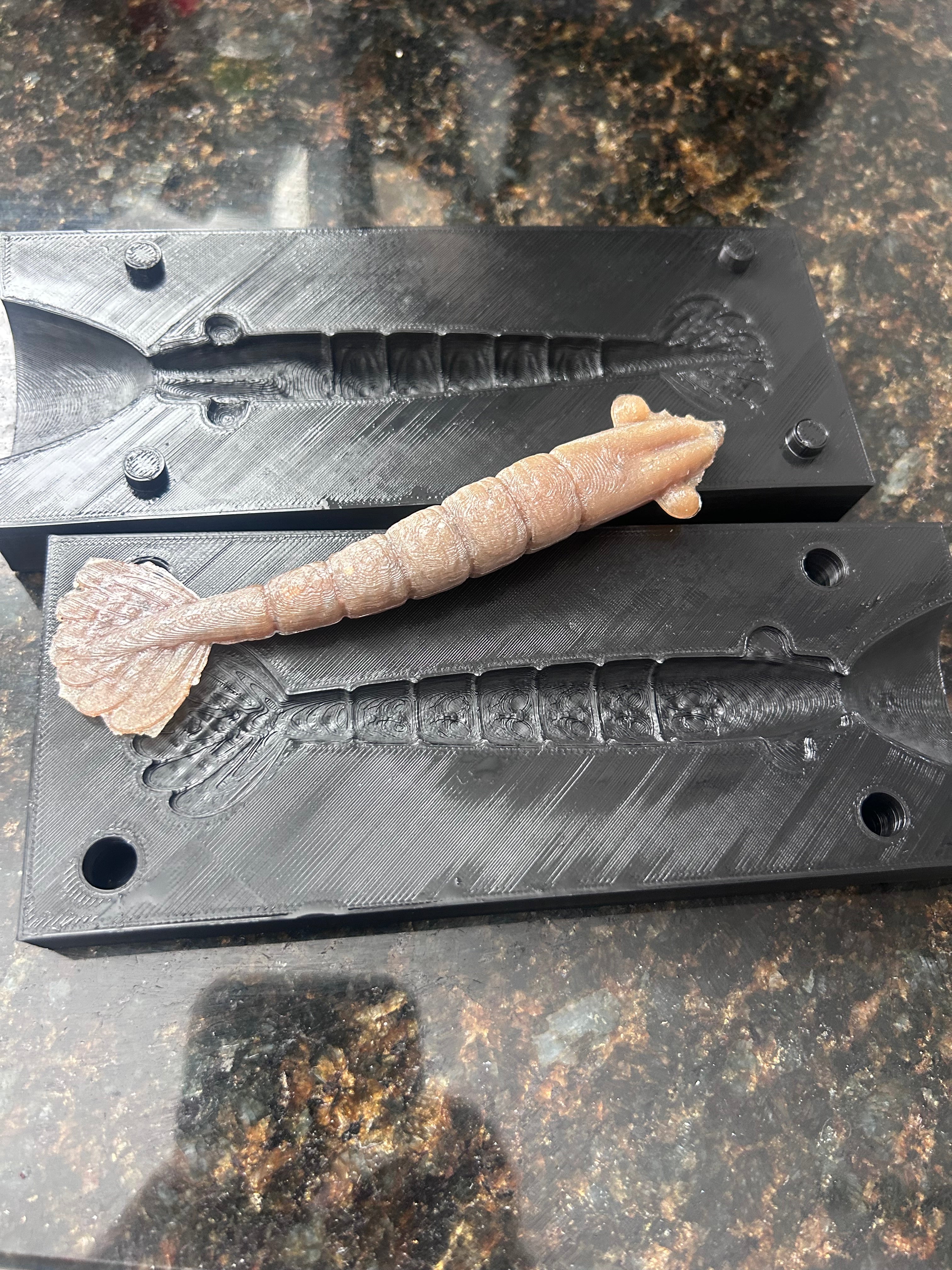 3D Printed Shrimp Mold